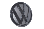 VW T5 / T6 / 6.1 / Caddy Emblem black in black glossy